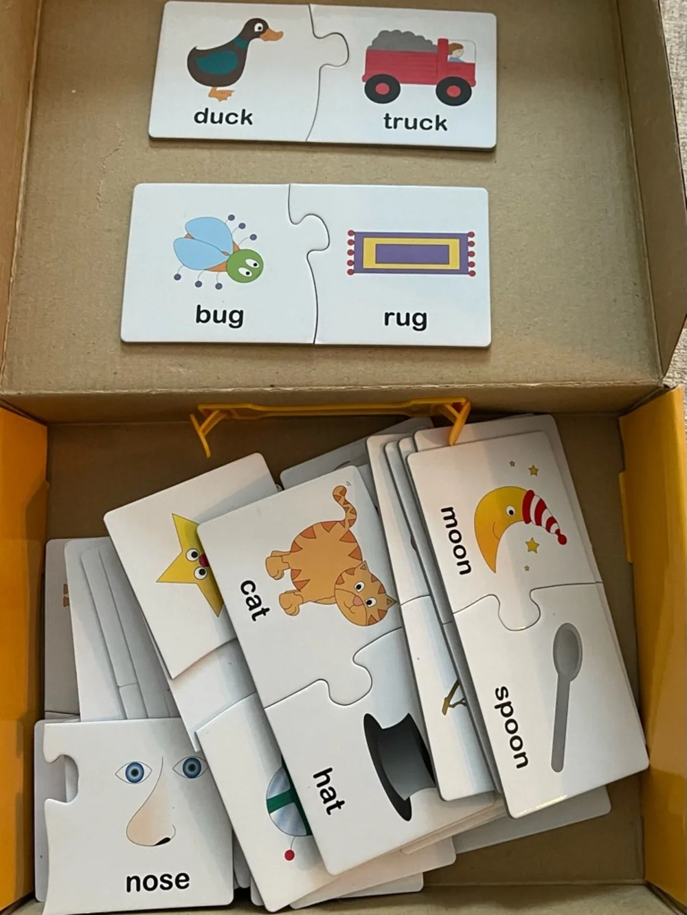 Match-It! Rhyme Learning Puzzle Set - Yellow - Picture 3 of 3